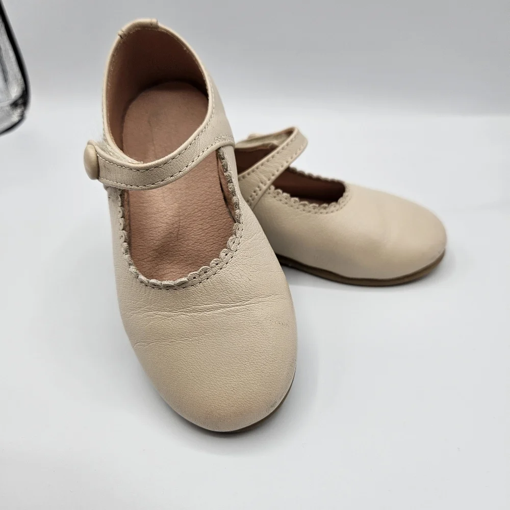 Beige Toddler Girl Dress Shoes - Picture 12 of 14